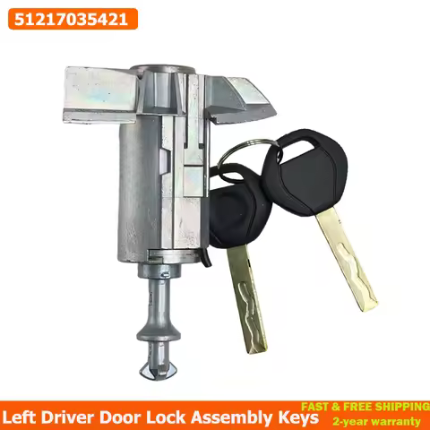 For BMW E53 X5 2000-2006 Left Driver Side Door Lock Barrel 51217035421 5121 7 035 421