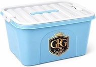 Contender V-65 Storage Box 65L with Lid and Locking Handles – Large Plastic Storage Bin Organizer – 