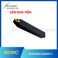SDNC lathe handle N1616H07/2020K11 square handle, cutting angle 62,5 degrees, fitted with piece DC07
