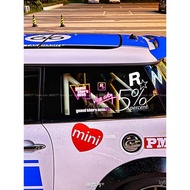 Popular GTA6 Reflective Car Sticker R Star Auto Game Logo Car Modification Sticker Motorcycle Electr