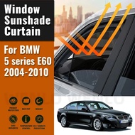 For BMW 5 Series E60 2003-2010 Car Visor Sunshade  Mesh Vehicle Curtain Protector Summer Automotive 