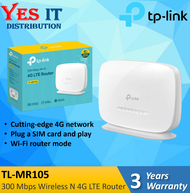 TP-Link Wireless N300 4G LTE Router Sim Card Modem Wi-Fi Router Support Hotspot Unlimited Data TL-MR105