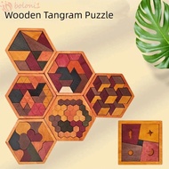 [COD] Montessori Puzzles Toys, Interactive Logical Thinking Wooden Tangram Puzzle, Cognitive Jigsaw 