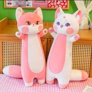 Guling kucing Kawai 60cm bahan plush halus dan lembut hadiah ulang tahun guling lucu