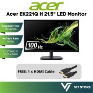 ACER EK221Q / EK221Q H 21.5" MONITOR (VA FHD/100HZ/1MS// HD MI+VGA)
