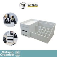 Citylife Multi-Purpose Extra Compartment Makeup Stationary Storage Organizer H-7250