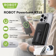 ROBOT Powerbank Magnetic Magsafe Strong 10N PD 20W Fast Charging 10000 mAh RT15 Original - 1 Year Wa