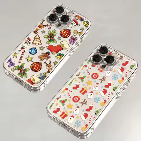 Christmas Cute Gingerbread man Phone Case For vivo V40 V30e V29e V27 V25 V23 Y28 Y03 Y17s Y100 Y36 Y