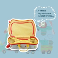 Cutiehaus 17Inch Large Capacity Kids Rideable Cartoon Suitcase Silent Universal Wheel Draggable Lugg