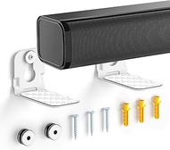 notiela Universal Soundbar Mount Wall Mount Shelf for Samsung, Onn, Sony, JBL, Vizio, Nakamichi, LG, Roku and Most of Sound Bars Mount Mounting Bracket Under TV