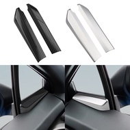 For Toyota C-HR CHR 2016 - 2020 Accessories 2PCS ABS Chrome Front A Pillar Triangle Cover Trim Sticker