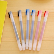 MUJIสไตล์0.5มม.น้ำปากกาเจลสีดำ/สีแดง/สีฟ้าปากกาเจลปากกามาร์กเกอร์เครื่องเขียนสำหรับนักเรียน