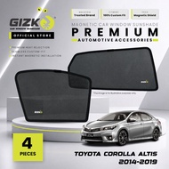 Sun Shade Toyota Altis 2014-2019 |  Gizko Magnetic Car Window Sunshade | Automobile Interior Accesso