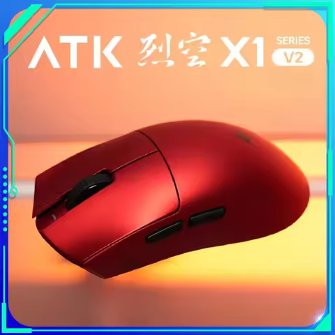Atk Blazing Sky X1 V2 Ultimate Ultra MAX Mouse Paw3950utrla Wireless Mouse 0.163ms Low Latency Gamer