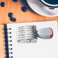 [yuksok] 6 Digit Dial Stamp Number Seal Digit Stamp Vintage Trolley Dial Stamp Digit 5mm