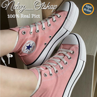 N.V GUDANG SEPATU SNEAKERS WANITA CONVERSE2021 Sepatu Converse36 Pink Tinggi ALL STAR04 CHUCK TAYLOR