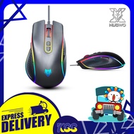 เมาส์เกมมิ่งมาโคร NUBWO GAMING MOUSE ERGONOMIC DESIGN NM-102M BLACK เปิดใบกำกับภาษี พร้อมส่ง