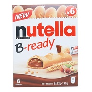 nutella - 榛果可可威化棒六條裝