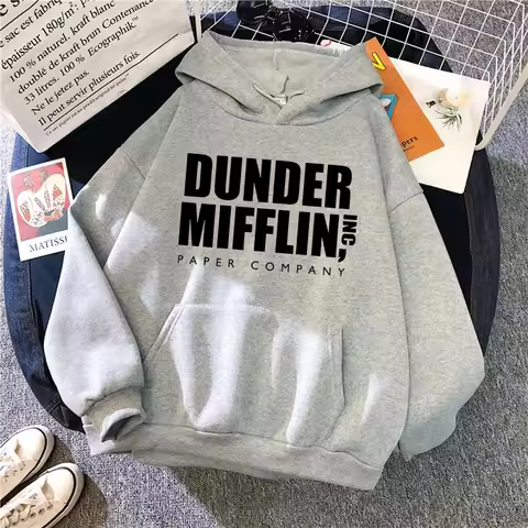 The Office Dunder Mufflin INC Paper Hoodie Dwight Schrute Sweatshirt Soft Comfortable Men Women Casu