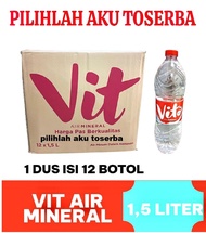 VIT Air Minerale Botol pet 1500 ml - ( HARGA 1 DUS )