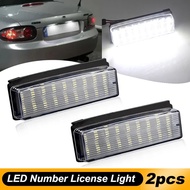 2pcs For Mazda MX5 Miata Roadster MK3(NC) MKIII 2006-2015 OEM :NE55-51-270 A/C/D 6000K LED License P