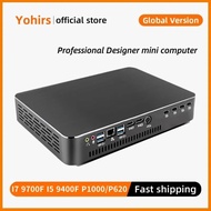 Powerful Mini Game Computer Core I9 9900T I5 9400F Quadro P1000 4
