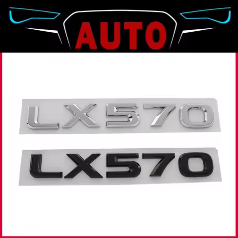 Badge Sticker For LX 450 LX 470 LX 570 Car Engine Hood Fender trunk Tail Rear Decal Emblem 3D Premiu