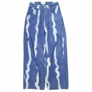 SUKU HOME 25SS WIDE LEG DENIM PANT DUNE NO.29 Wide Denim Pants XS Indigo Zip Fly Jeans CITYSHOP Bott