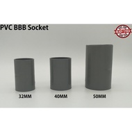 32MM 40MM 50MM PVC PIPE FITTING BRAND BBB (BINA) SOCKET | PAIP AIR FITTING KELABU