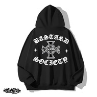 LXNTX Men's Hoodie Bastard Society Black men's clothing