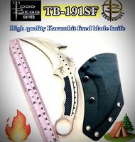 High quality fixed blade knife TB-191SF for collection and use camping 🏕️