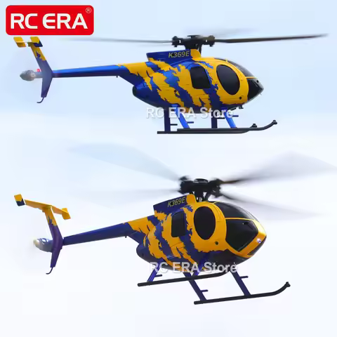 RC ERA C184 Mini MD500 with Optical Flow Sensor Scale Micro RC Helicopters for Adults Beginner Remot