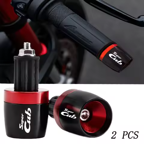 Motorcycle Handle Bar End Weight Handlebar Grips Cap Plug Accessories for Honda Super CUB C70 90 110