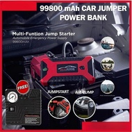 Car Jumper Power Bank Starter 99800 mAh Carjump Powerbank with Tyre Pump Car Accessories Power Bank 