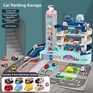 Space Adventure Educational Toy 9 Track Parking Garage
