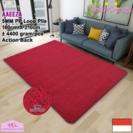 Karpet permadani polos alas lantai ruang tamu bulu kamar tidur minimalis 160 cm x 210 cm - NMs