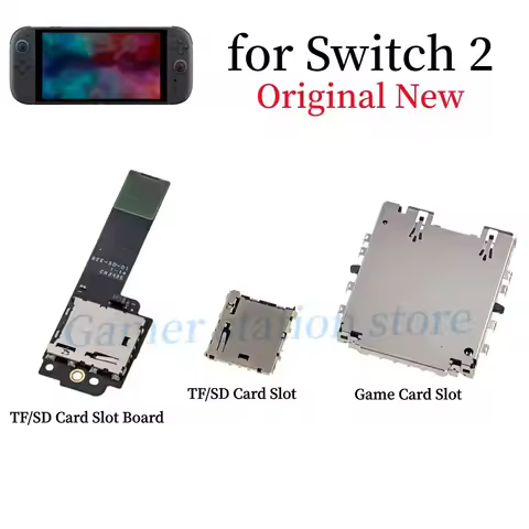 Original For Switch 2 Console Game Card Slot for NS 2 SD/TF Card Slot PCB Reader Board Socket Memory