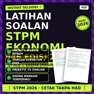 [INSTANT DELIVERY] Soalan & Skema STPM Ekonomi 946 Sem 1+2 | Pelajar T6 2026 PDF