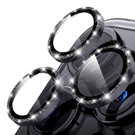 WSKEN Pelindung Kamera lens protect for iPhone 15 Pro/15 Pro Max Dua Desain Pola CD Mata Elang Dan F