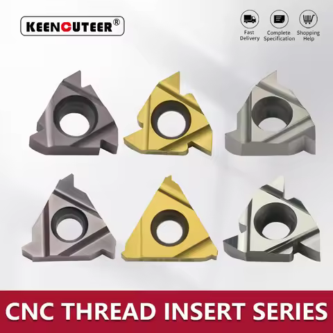 11ER/16ER H01/PRC/YZ5018 Thread Turning Tool Carbide Insert CNC Lathe Slotting A55 A60 AG55 AG60 1.0