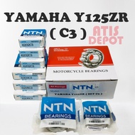 NTN YAMAHA Y125ZR ( 8pcs/Set-C3)  100% ORIGINAL Motocycle Engine Gearbox Crankshaft Bearings 6203 62