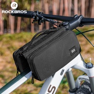 ROCKBROS Bicycle Front Tube Bag Double Side Portable MTB Road Bike  Big Capacity Frame Bag Cycling Accessories