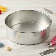 Deep 80mm Aluminum Cake Tin 4 Inch, Fixed-Bottom, For Baking Acuan Kek Aluminium 80mm Dalam 4 Inci, 
