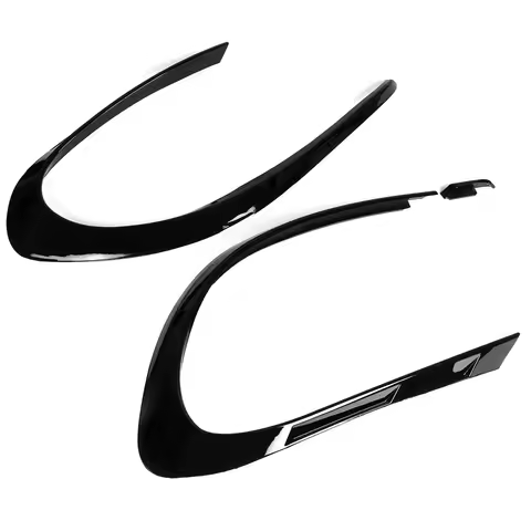 A77T-Car Front Bumper Side Fog Light Splitter Spoiler For Mercedes BENZ CLA Class W117 C117 CLA45 CL