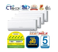 FREE $100 SERVICING VOUCHER : Mitsubishi Electric StarMex System 4 Air-Con (MSXY-FN10VE x 4 + MXY-4G