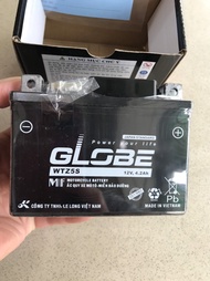 Bình Ắc Quy Khô WTZ5S (12V4.2Ah) Thương Hiệu GLOBE WTZ5S Cho Xe Máy WAVE RS100/ WAVE RS 110/ AIRBLAD