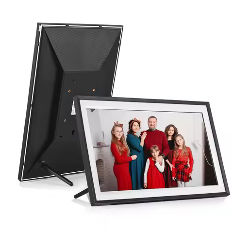 Andoer 15.6-inch WiFi Digital Photo Frame Cloud Digital Picture Frame 1920*1080 TFT Touch Screen 16G