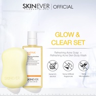 SKINEVER Salicylic Acid Body Wash And Soap For Acne Skin  Oil Control