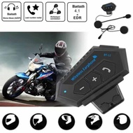 500mAh Bluetooth 5.0 Helmet Headset Helmet Bluetooth Headset Motorcycle Bluetooth Headset IP67 Waterproof Helmet