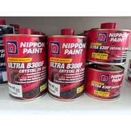 NIPPON PAINT ULTRA 8300F CRYSTAL 2K CLEAR 1L WITH 500ML HARDENER 2:1(SLOW DRY)